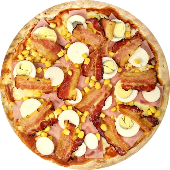 Pizza À Moda vista de cima